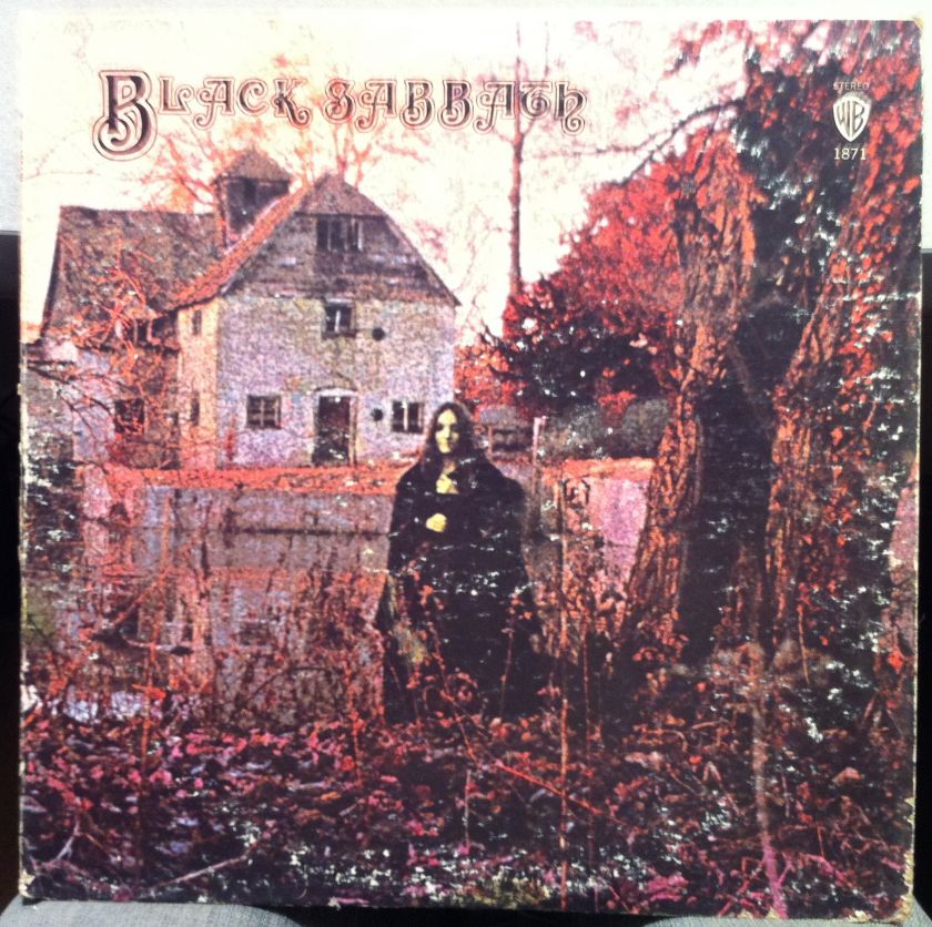   SABBATH s/t LP VG WS 1871 Vinyl 1970 Record Green Label Orig Psych