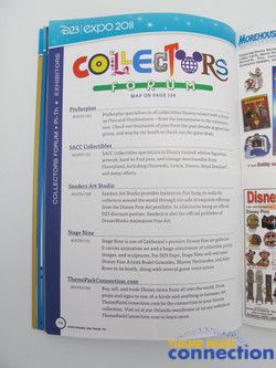 DISNEY D23 EXPO 2011 CONVENTION 135 PAGE GUIDE BOOK  