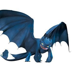 100 x HOW TO TRAIN YOUR DRAGON PVC TOOTHLESS NIGHT FURY  