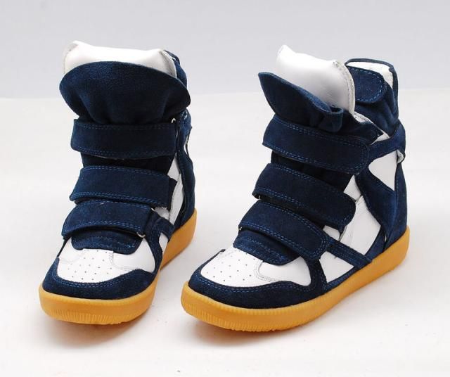 NEW 4color ISABEL MARANT Wedge Sneaker casual shoes boots free 