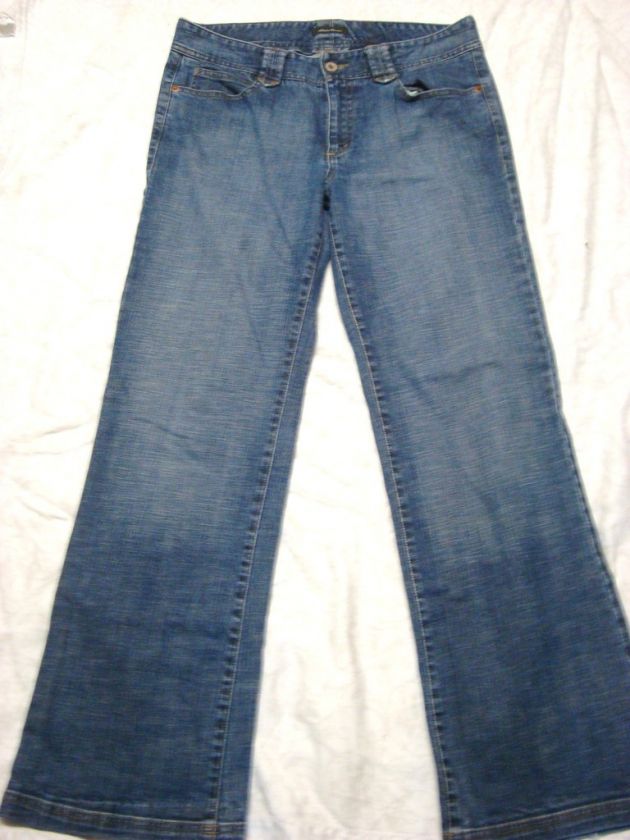 Womans Eddie Bauer Stretch Flare Jeans Size 8  