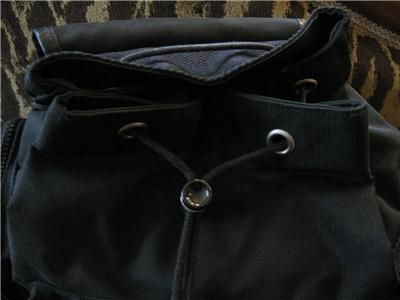 Katharine Hamnett London Black Backpack Purse Handbag  