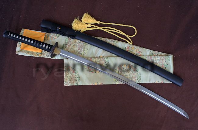 High Quality Hand Forge Japanese Samurai Katana Dragon Tsuba Sword 