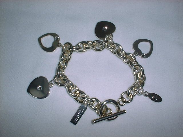 mark Heart Love Charm Silver Bracelet Juicy Jewelry NEW  