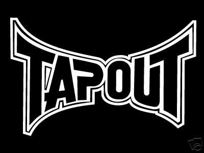 Tapout Decal   Car Window Decal   Huge   UFC   11 x 7  