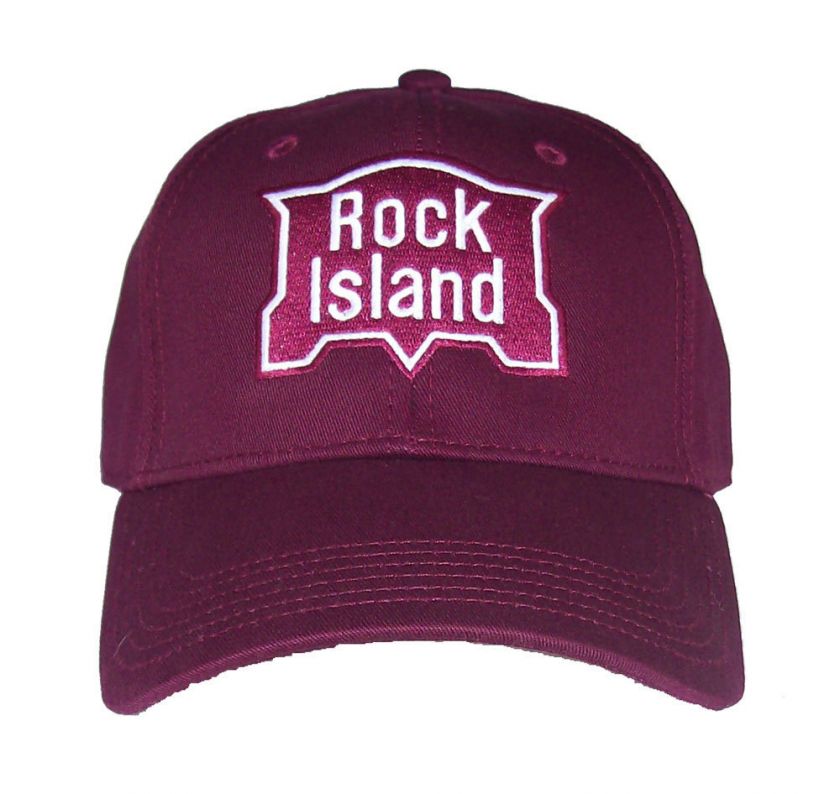 Rock Island Railroad Embroidered Cap Hat #40 0019MM  