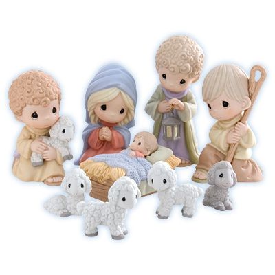 Precious Moments Christmas Nativity 9 Piece Set  