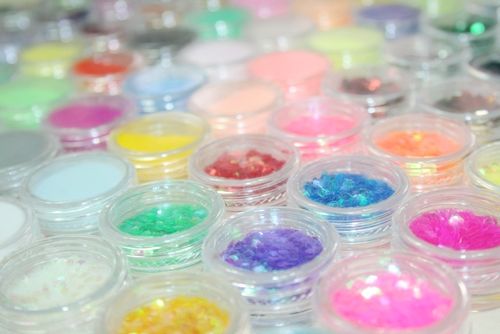 72 Colours Glitter Nail Acrylic Powder Dust sheet Sets  