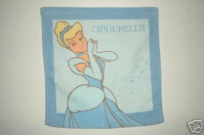 Disney Princess Cinderella Light Blue Hand Towel BN  